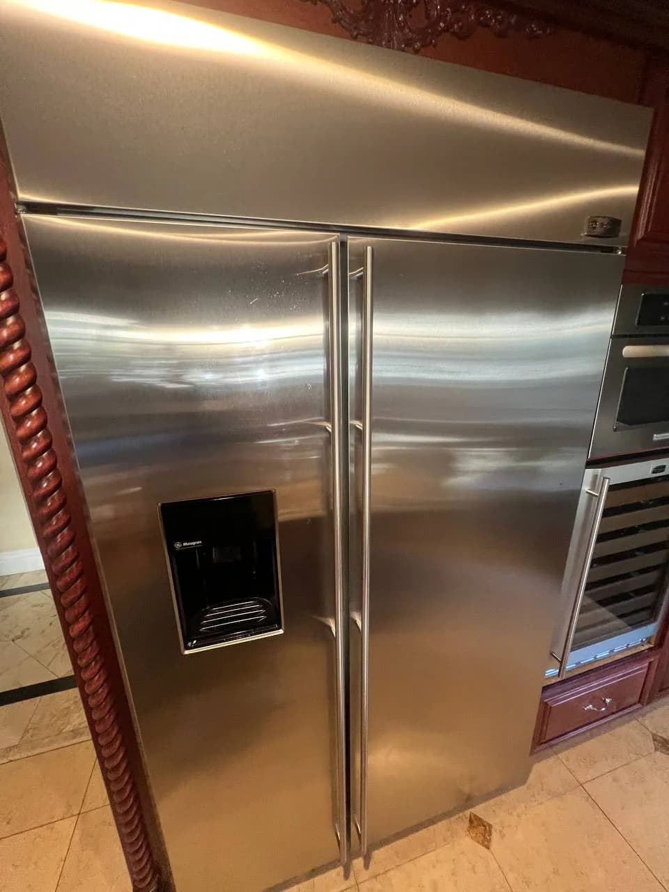 GE Monogram refrigerator repair in Los Angeles — photo 1
