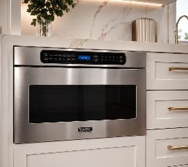 Microwave Repair — built-in stainless steel microwave
